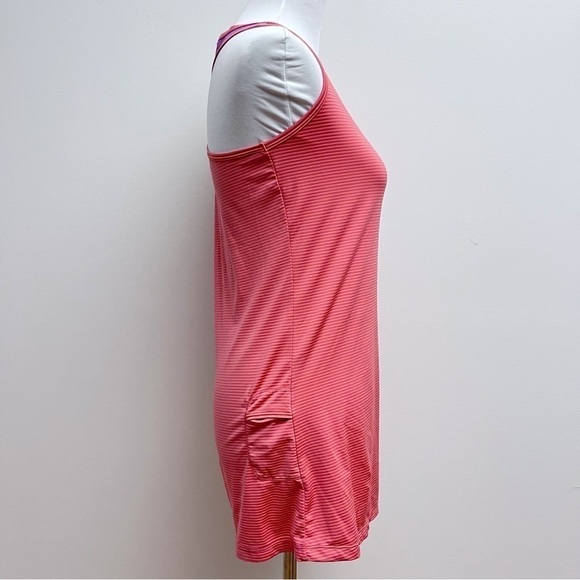 Merrell Coral striped Lilac Lace Racerback Tank Size Small - Picture 3 of 9